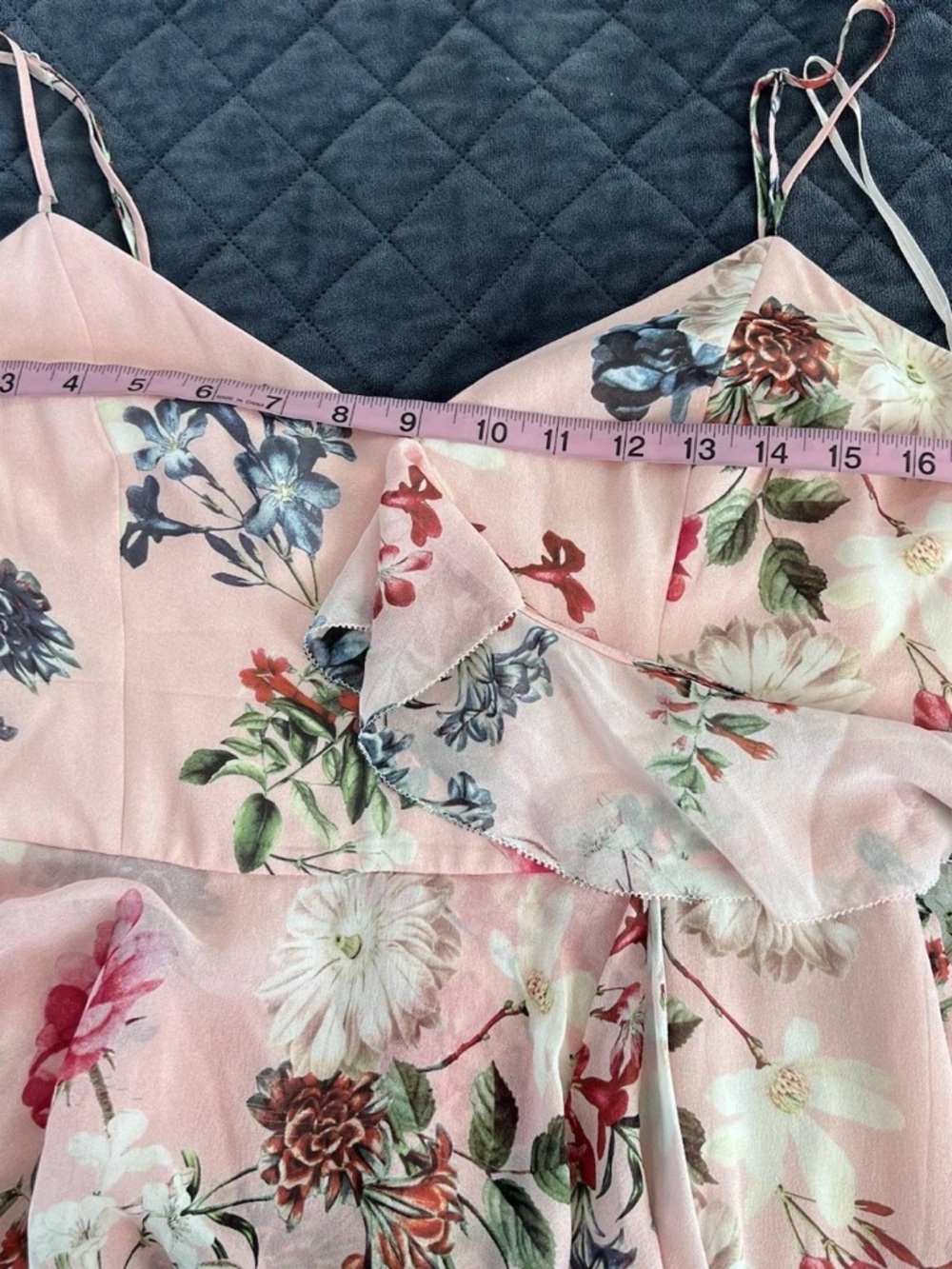 NICHOLAS Pink Floral One-Shoulder Asymmetric Midi Dress - Picture 5 of 10